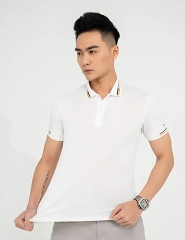 Áo Polo Nam Dệt Đường Line 2 Màu Vải Pique