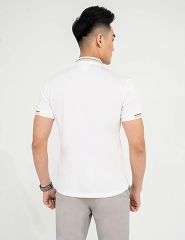 Áo Polo Nam Dệt Đường Line 2 Màu Vải Pique