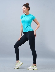 Set đồ tập nữ áo ngắn tay Icado AH1 và quần Legging Icado QD23