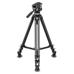 Chân máy quay Leofoto Video - LVC-253C+BV-20 (Black)
