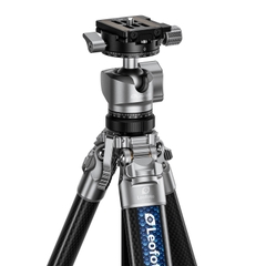 Chân máy ảnh carbon Tripod Leofoto AZURE - AZ-204C+LH-25R (half-silver)