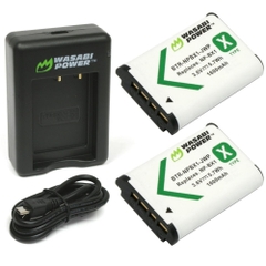 Bộ pin sạc Wasabi dùng cho Sony - NP-BX1