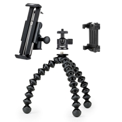 Combo Chân Joby GorillaPod Stand + GripTight MOUNT PRO + Đế kẹp điện thoại +  Đầu bi - JB01328+JB01468+MH2N+S2