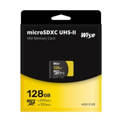 Thẻ nhớ Wise 128GB / 256GB microSDXC UHS-II V60 - mSD-S128 / mSD-S256
