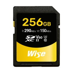 Thẻ nhớ Wise 128GB / 256GB / 512GB SDXC UHS-II V60 / V90 - SD-S128 / SD-S256 / SD-S512 / SD-N128 / SD-N256