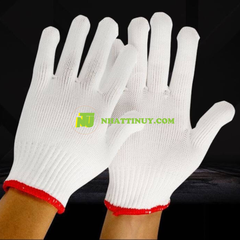 Găng tay poly (Găng tay VN - len Poly 50gr)
