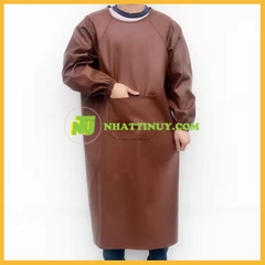 Tạp dề da dài tay không thấm nước Rodo TD-01