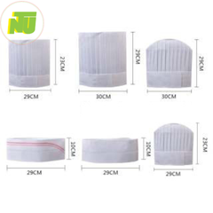 Mũ đầu bếp bằng giấy 8.5cm
