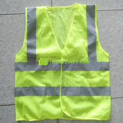 Áo phản quang lưới mềm xanh xám