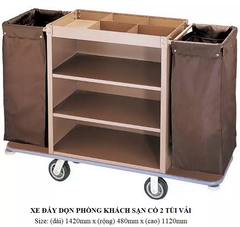 Xe dọn phòng 2 túi NTU-21