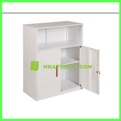 Tủ Sắt Sơn Tĩnh Điện Màu Trắng