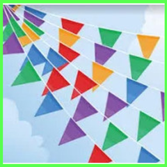 Cờ dây vải lụa 50m