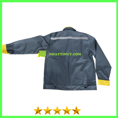 Áo kaki 368 màu ghi chì có phản quang size M