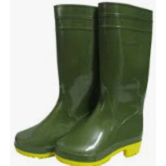 Ủng xanh rêu đế vàng