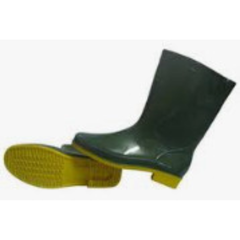 Ủng xanh rêu đế vàng