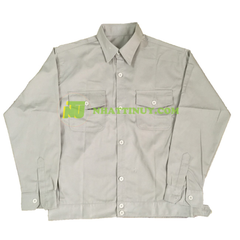 Áo kaki 368 màu ghi