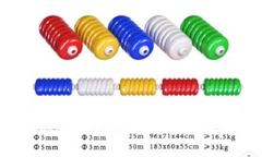 Phao phân làn bể bơi xoắn ốc hình trụ