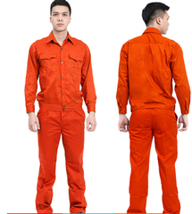 Quần áo Kaki 65/35 màu cam