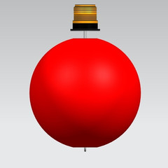 Phao cảnh báo đèn hình tròn ĐK 1000mm