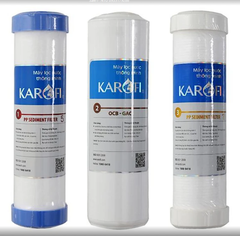 bộ lõi lọc 123 karofi loại 10 inch