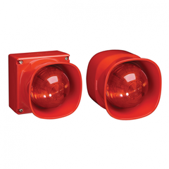 Còi và đèn báo cháy kết hợp địa chỉ+đế âm COOPER CASB383