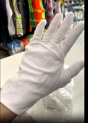 Găng tay thun trắng