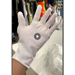 Găng tay thun trắng