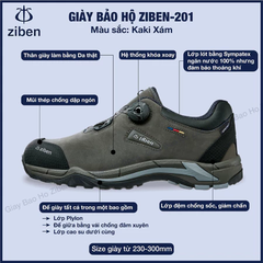 Giày Bảo Hộ Hàn Quốc Ziben 201