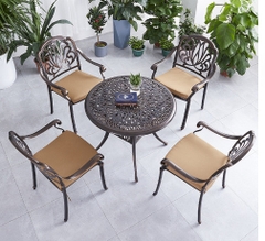 Bộ bàn ghế nhôm đúc