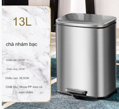 Thùng rác đạp chân 13L