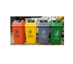 Thùng rác nhựa nắp đẩy 60 Lít