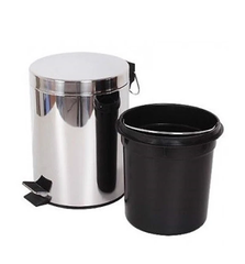 Thùng rác Inox có đạp chân 12L