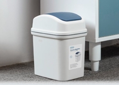 Thùng rác nắp lật Hiro 10L-Inochi