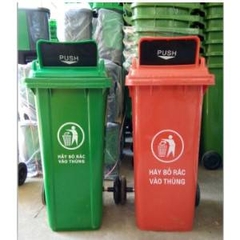 THÙNG RÁC NHỰA 120 Lít nắp lật