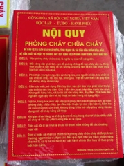Nội quy chữa cháy
