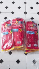 5 đôi găng tay su ngắn màu đỏ