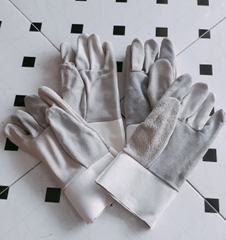 2 đôi găng tay da hàn ngắn