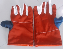 Găng tay kaki lót nỉ 5 ngón dày 5 lớp