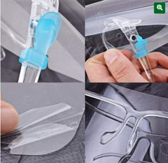 Tấm che mặt gọng xanh