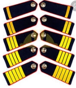 Cầu vai 3 gạch vàng