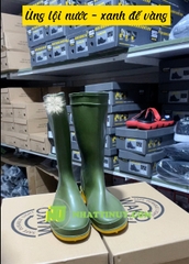Ủng TD 284 xanh rêu đế vàng
