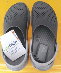 Giày nhựa eva đi mưa  (màu xám đế xám lòng xám)