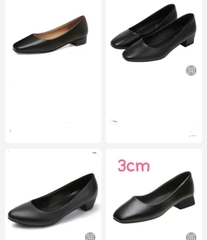 Giày vp nữ (3 phân) ( tên xuất hóa đơn: Giày da)