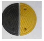 Đầu gờ giảm tốc cao su, kích thước: 350x170x50mm