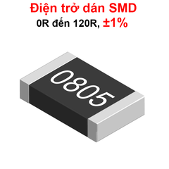 (500 Con) điện trở dán 0805 - giá trị 0R đến 120R, ±1%
