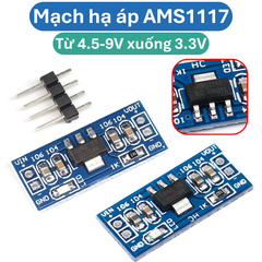 Mạch nguồn giảm áp, hạ áp AMS1117 đầu ra 3.3v