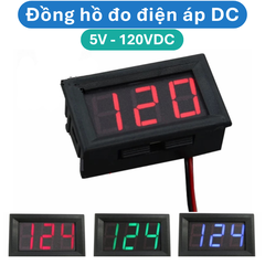 Đồng hồ đo áp DC 2 dây 5V - 120VDC