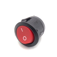 (2 cái) Công tắc bập bênh KCD1 hình tròn 6A - 250V lỗ khoét 20mm