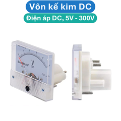 Vôn kế kim hiển thị điện áp DC 5V - 300V