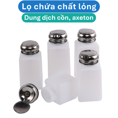 Lọ đựng dung dịch cồn, axeton, lọ chứa chất lỏng